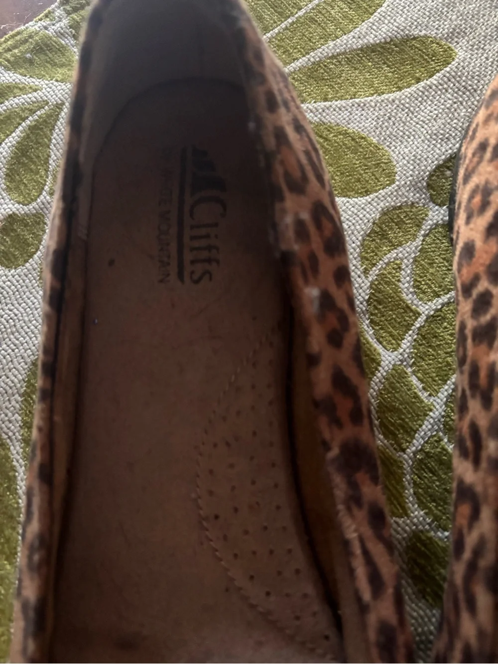 Cliffs by WHITE MOUNTAIN Leopard Print Slip-On Loafers - Brown/Black